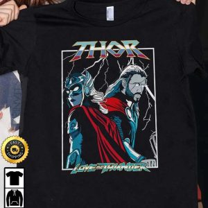 Thor Love And Thunder Marvel The Avengers T Shirt Supper Hero Unisex Hoodie Sweatshirt Long Sleeve Prinvity HD011 2