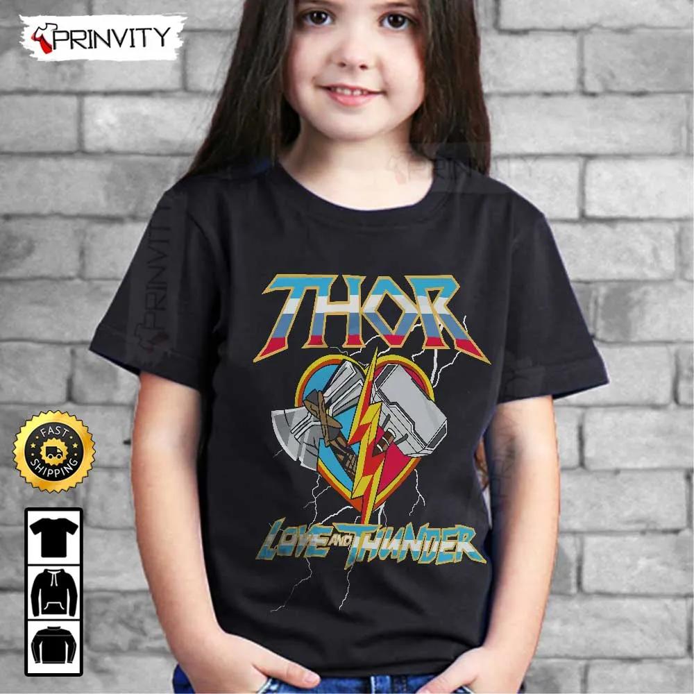 Thor Love And Thunder The Avengers T-Shirt, Marvel, Supper Hero, Unisex Hoodie, Sweatshirt, Long Sleeve - Prinvity