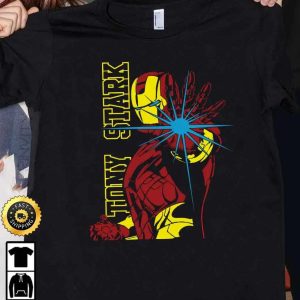 Tony Stark Iron Man Marvel The Avengers T Shirt Supper Hero Unisex Hoodie Sweatshirt Long Sleeve Prinvity HD003 2