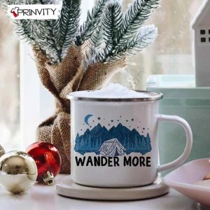 Wander More Camping 12oz Camping Cup RV Park Campsite Gifts For Camping Lover Prinvity HD018 4