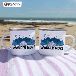 Wander More Camping 12oz Camping Cup RV Park Campsite Gifts For Camping Lover Prinvity HD018 5