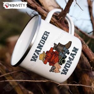 Wander Woman Camping 12oz Camping Cup RV Park Campsite Gifts For Camping Lover Prinvity HD017 3