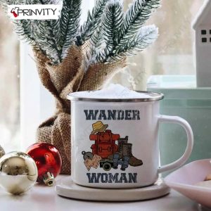 Wander Woman Camping 12oz Camping Cup RV Park Campsite Gifts For Camping Lover Prinvity HD017 4