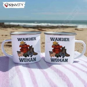 Wander Woman Camping 12oz Camping Cup RV Park Campsite Gifts For Camping Lover Prinvity HD017 5