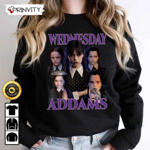 Wednesday Addams Gift For Addams Family Fans Sweatshirt, Unisex Hoodie, T-Shirt, Long Sleeve, Tank Top - Prinvity