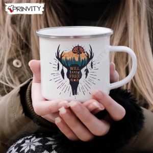 Will And Free Camping 12oz Camping Cup RV Park Campsite Gifts For Camping Lover Prinvity HD015 2