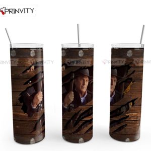 Yellowstone Kevin Costner 20oz Skinny Tumbler, American TV series, National Park Service, Skinny Tumbler Drink Tee Coffee Milk, Best Gifts For Fans – Prinvity