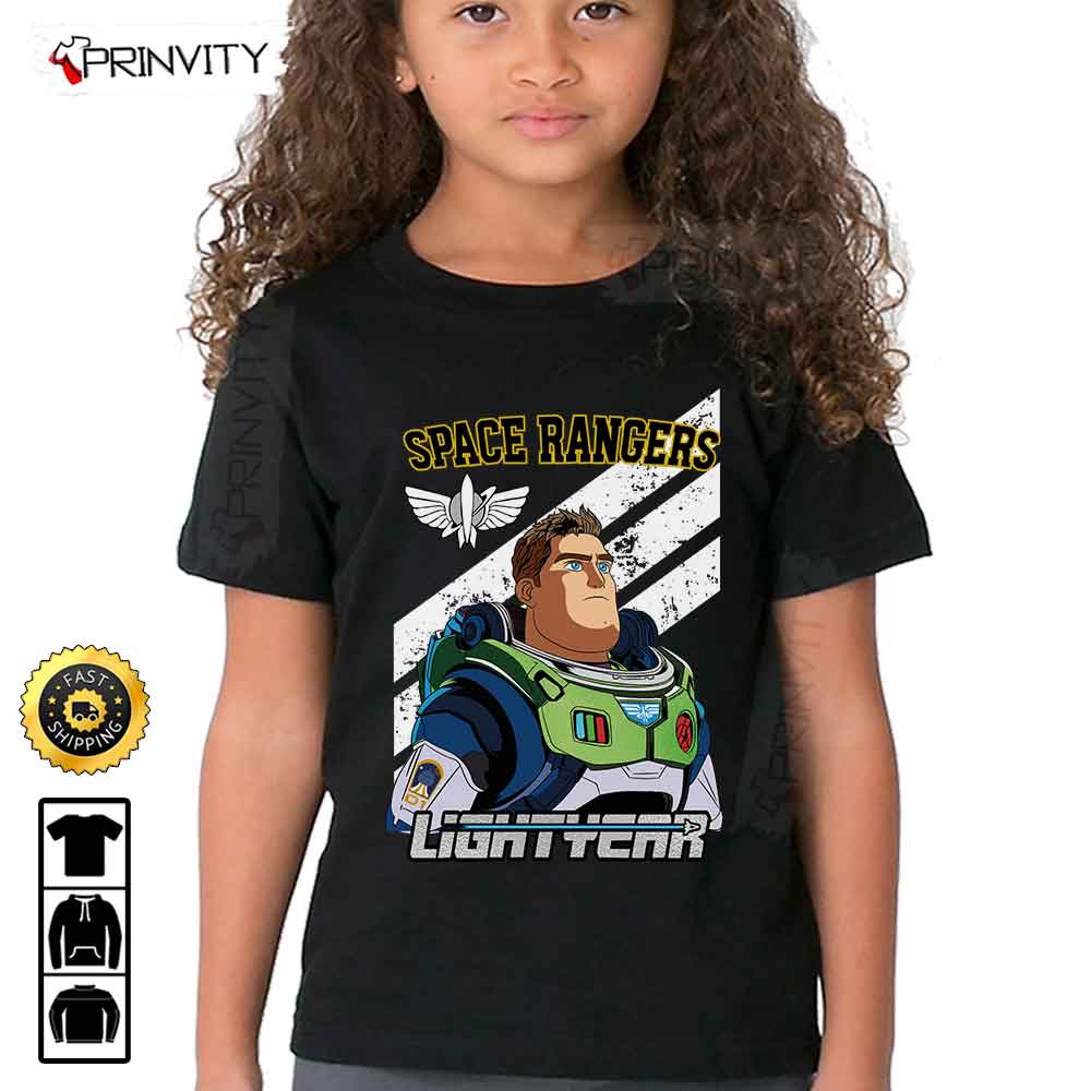Space Ranger Buzz Lightyear T-Shirt, Disney Pixar, Toy Story, Unisex Hoodie, Sweatshirt, Long Sleeve - Prinvity