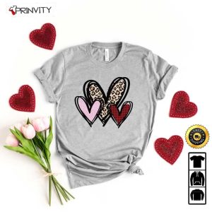 3 Doodle Leopard Heart Valentines Day T Shirt Valentines Gifts Ideas Best Valentines Gifts For 2023 Unique Valentines Gifts Prinvity 3