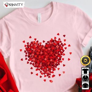 3D Hearts Valentines Day T-Shirt, Be Mine Valentine, Valentines Gifts Ideas, Best Valentines Gifts For 2023, Gift For Her, Unique Valentines Gifts, Unisex Hoodie, Sweatshirt, Long Sleeve – Prinvity