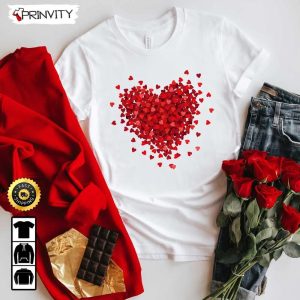 3D Hearts Valentines Day T Shirt Be Mine Valentine Valentines Gifts Ideas Best Valentines Gifts For 2023 Gift For Her Unique Valentines Gifts Prinvity 2
