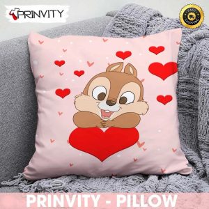 Ardilla Heart Love Valentine’s Day Pillow, Valentines Day Ideas 2023, Best Valentines Gifts For Her, Unique Valentines Gifts, Size 14”x14”, 16”x16”, 18”x18”, 20”x20′ – Prinvity