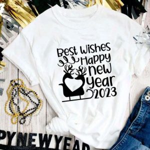 Best Wishes Happy New Year 2023 T-Shirt, New Year Gifts Ideas 2023, Best New Year Gifts For 2023, Unique New Year Gifts, Unisex Hoodie, Sweatshirt, Long Sleeve – Prinvity