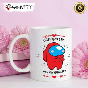 Can You Be My Crewmate Among Us Valentine’s Day Mug, Size 11oz & 15oz, Valentines Day Ideas 2023, Best Valentines Gifts For Her – Prinvity