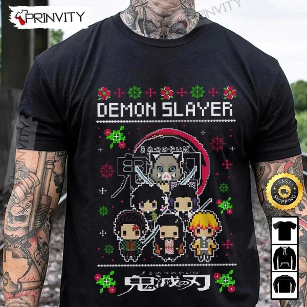 Demon Slayer Anime Ugly T-Shirt, Demon Slayer Season 3, Demon Slayer PS4, Kimetsu No Yaiba, Mugen Train, Muzan Kibutsuji, Hashira, Unisex Hoodie, Sweatshirt, Long Sleeve – Prinvity