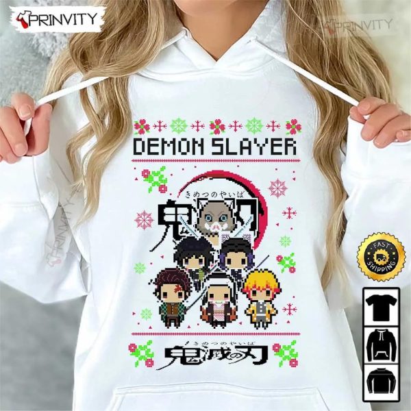 Demon Slayer Anime Ugly T-Shirt, Demon Slayer Season 3, Demon Slayer PS4, Kimetsu No Yaiba, Mugen Train, Muzan Kibutsuji, Hashira, Unisex Hoodie, Sweatshirt, Long Sleeve – Prinvity