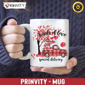 Loads Of Love Special Delivery Valentine’s Day Mug, Size 11oz & 15oz, Valentines Day Ideas 2023, Best Valentines Gifts For Her – Prinvity
