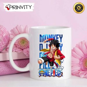 Monkey DLuffy One Piece Anime Mug The King Of The Pirates One Piece Manga Best Gifts For One Piece Fan Sanji Nico Robin Yamato Roronoa Zoro HD018 2