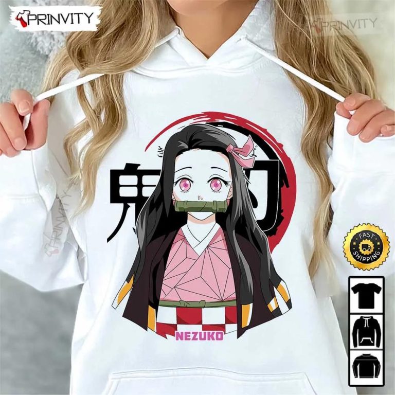 Nezuko Kamado Demon Slayer Anime T-Shirt, Demon Slayer Season 3, Demon ...