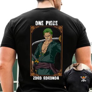 Roronoa Zoro One Piece Anime T-shirt 2 Sides, One Piece Manga, Best 