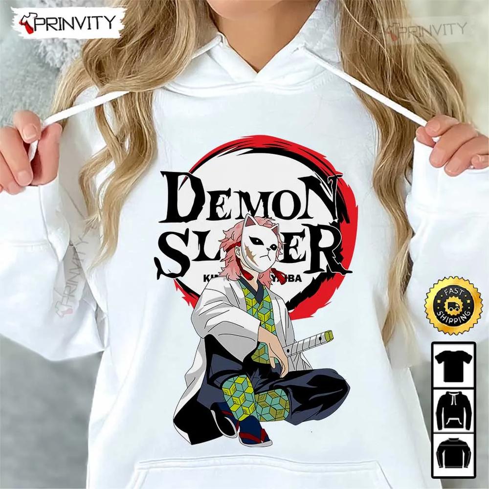 Sabito Demon Slayer Anime T-Shirt, Demon Slayer Season 3, Demon Slayer PS4, Kimetsu No Yaiba, Mugen Train, Muzan Kibutsuji, Hashira, Unisex Hoodie, Sweatshirt, Long Sleeve - Prinvity