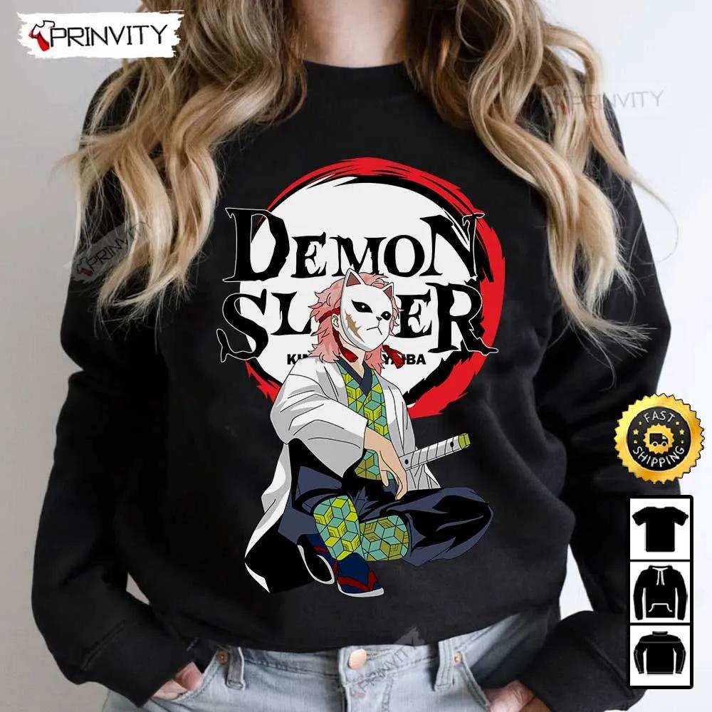 Sabito Demon Slayer Anime T-Shirt, Demon Slayer Season 3, Demon Slayer PS4, Kimetsu No Yaiba, Mugen Train, Muzan Kibutsuji, Hashira, Unisex Hoodie, Sweatshirt, Long Sleeve - Prinvity