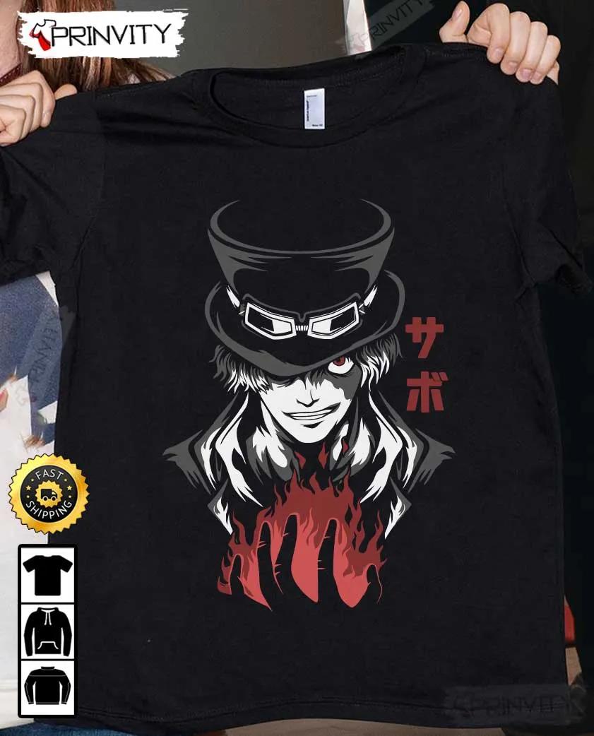 Sabo One Piece Anime T-Shirt, The King Of The Pirates, One Piece Manga,  Best Gifts