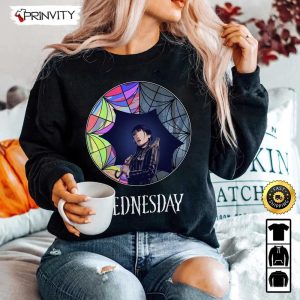 Wednesday Addams 2022 T shirt New 2022 Tv Series Horror Movies Netflix Trending Tv Series Wednesday The Best Day Of Week Prinvity 2