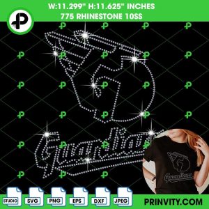 Cleveland Guardians Rhinestone Template, Major League Baseball Cleveland Guardians Rhinestone 10ss Template Digital Instant Download, Cut File Svg, Eps, Dxf, Silhouette Studio, Png – Prinvity