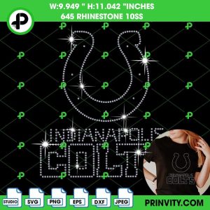 Indianapolis Colts Rhinestone Template, National Football League Indianapolis Colts Rhinestone 10ss Template Digital Instant Download, Cut File Svg, Eps, Dxf, Silhouette Studio, Png – Prinvity