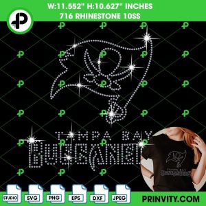 Tampa Bay Buccaneers Rhinestone Template, National Football League Tampa Bay Buccaneers Rhinestone 10ss Template Digital Instant Download, Cut File Svg, Eps, Dxf, Silhouette Studio, Png – Prinvity