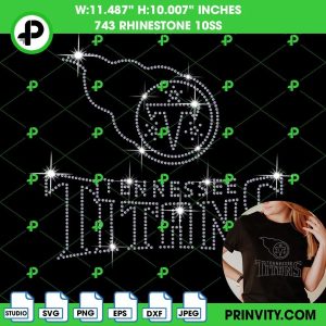 Tennessee Titans Rhinestone Template, National Football League Tennessee Titans Rhinestone 10ss Template Digital Instant Download, Cut File Svg, Eps, Dxf, Silhouette Studio, Png – Prinvity