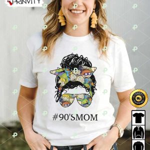 90’S Momlife Fashion Anime T-Shirt, Happy Mother’s Day, Best Gifts For Mom, Unique Mother’s Day Gift Ideas, Unisex Hoodie, Sweatshirt, Long Sleeve – Prinvity
