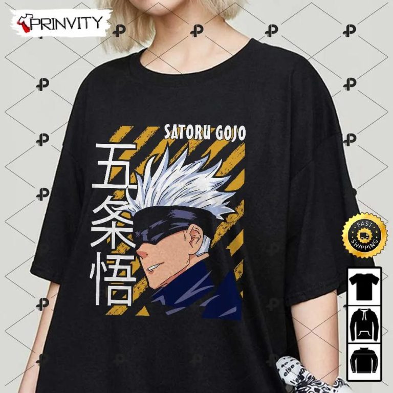 Jjk Satoru Gojo T-Shirt, Best Gifts For Jujutsu Kaisen Fans, Jjk Manga ...