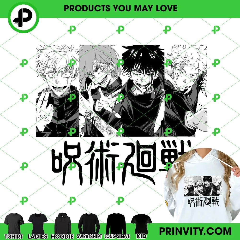 Jujutsu Kaisen T-Shirt, Best Gifts For Jujutsu Kaisen Fans, Jjk Manga ...